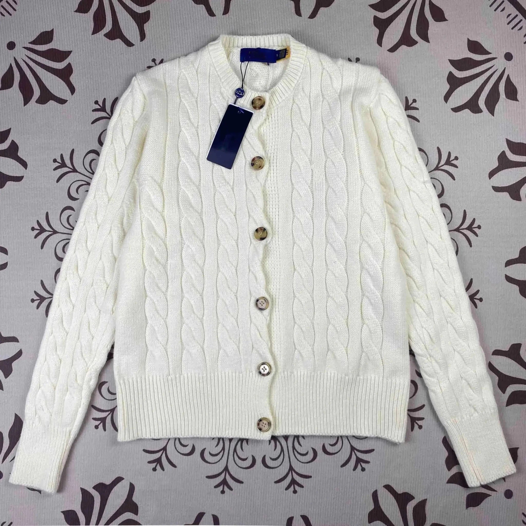 Unisex Button - Up Knit Cardigan – Stand Collar Long Sleeve - Honesty Sales