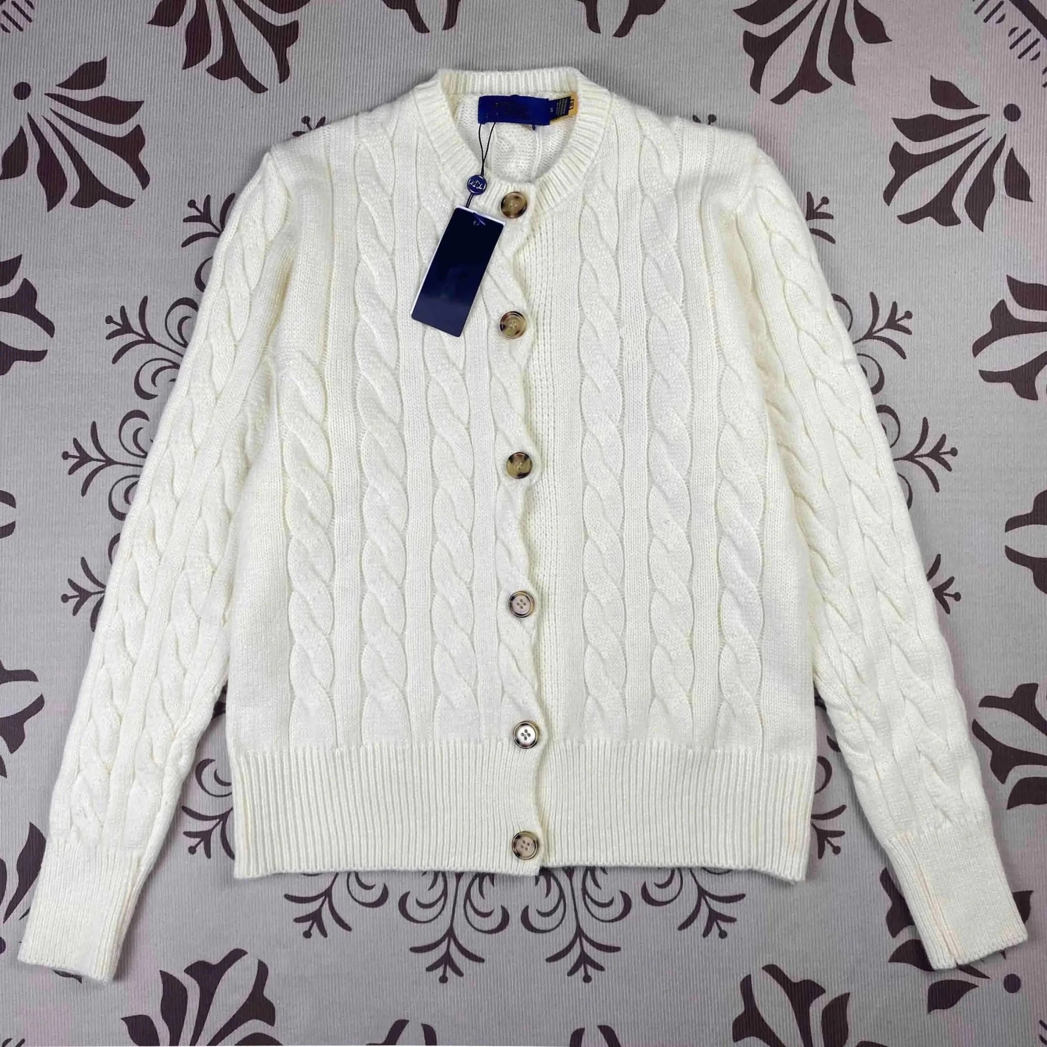 Unisex Button - Up Knit Sweater – Stand Collar Long Sleeve - Honesty Sales