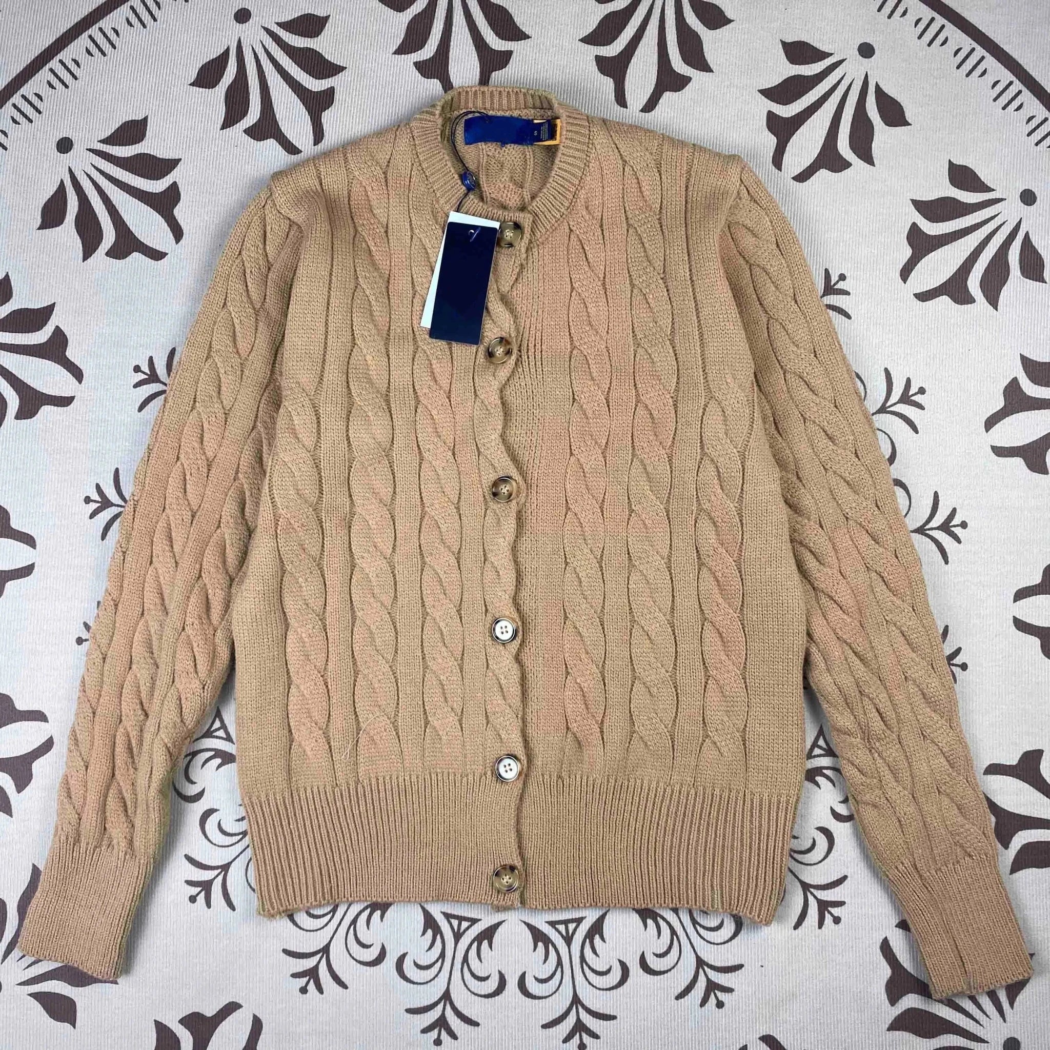 Unisex Button - Up Knit Sweater – Stand Collar Long Sleeve - Honesty Sales