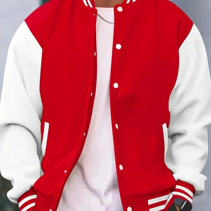Unisex Streetwear Baseball Jacket – Autumn/Winter Multi - Color - Honesty Sales