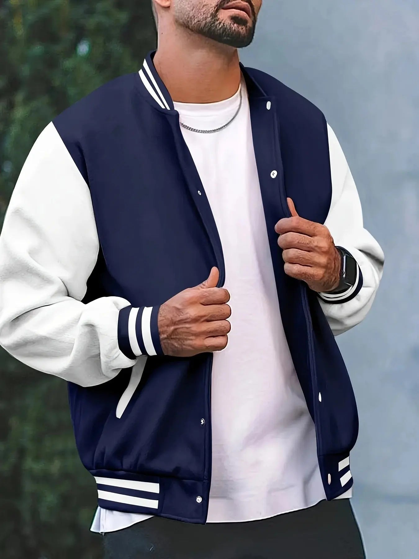 Unisex Streetwear Baseball Jacket – Autumn/Winter Multi - Color - Honesty Sales