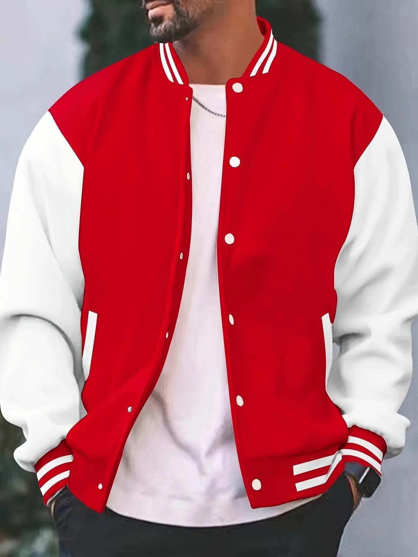 Unisex Streetwear Baseball Jacket – Autumn/Winter Multi - Color - Honesty Sales