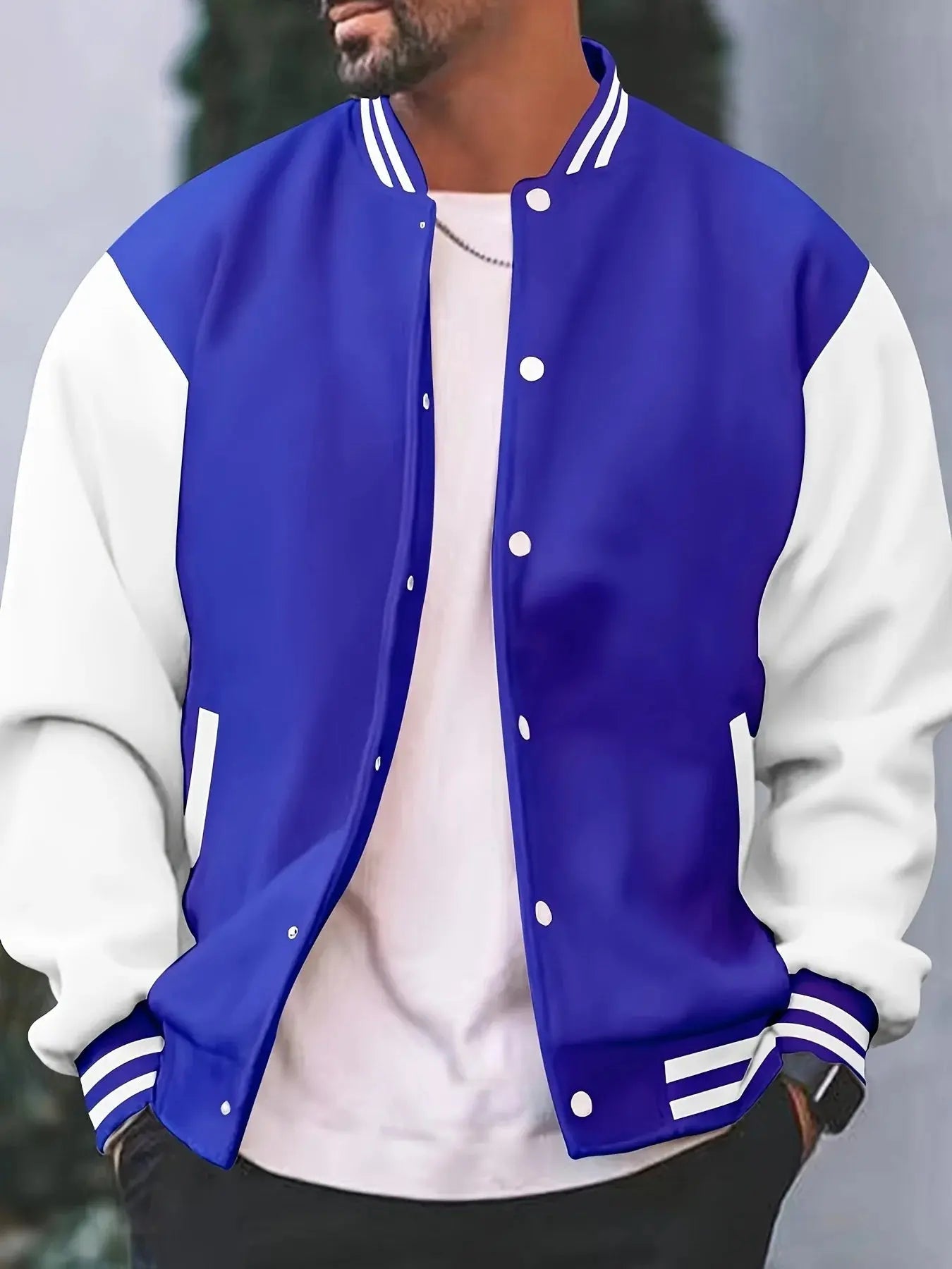 Unisex Streetwear Baseball Jacket – Autumn/Winter Multi - Color - Honesty Sales