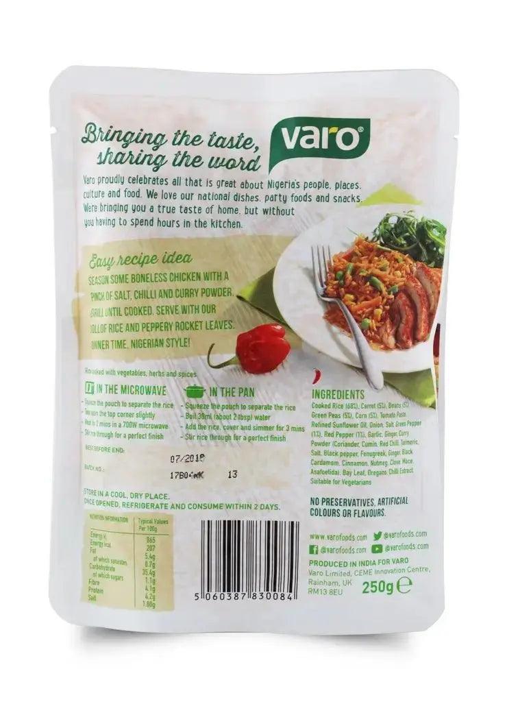 Varo Jollof Riz aux Légumes Doux Image secondaire du produit