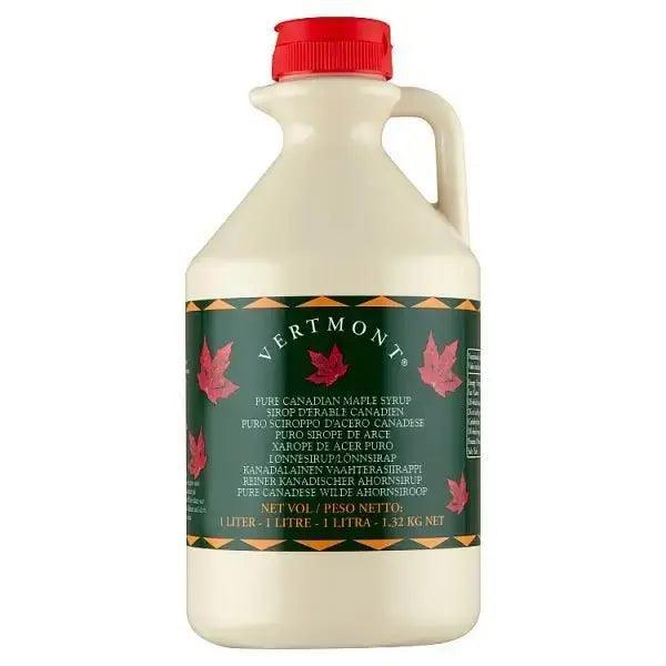 Vertmont Pure Canadian Maple Syrup 1 Litre - Honesty Sales Main image
