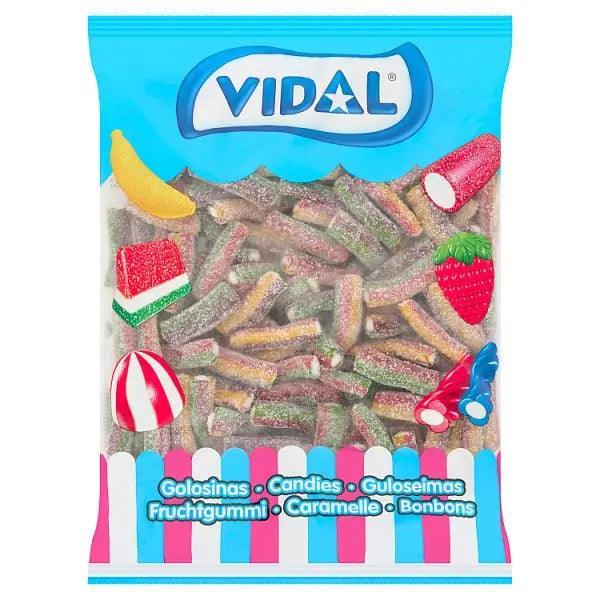 Vidal Sour Rainbow Mini Pencils Candies - Honesty Sales Image principale du produit