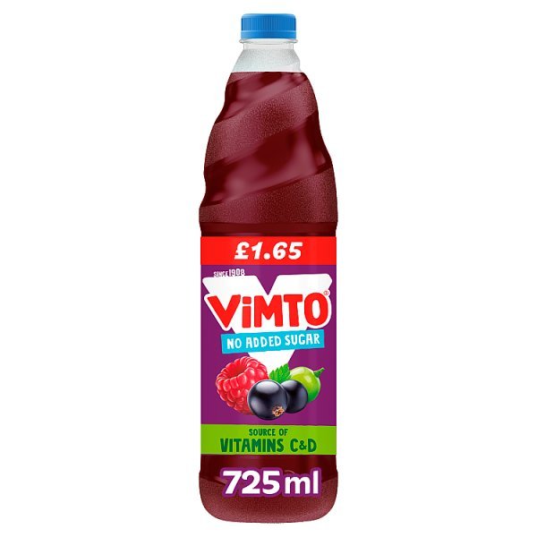 Vimto Real Fruit Squash 725ml (12 x 725ml) - Honesty Sales