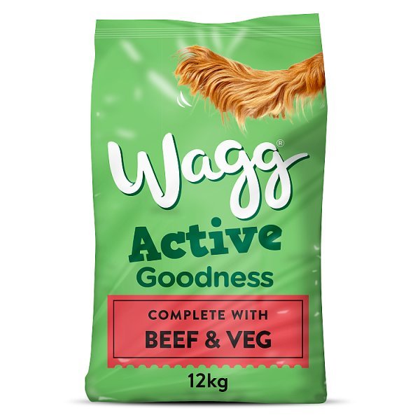 Wagg Active Goodness Complete Rich in Beef & Veg 12kg - Honesty Sales