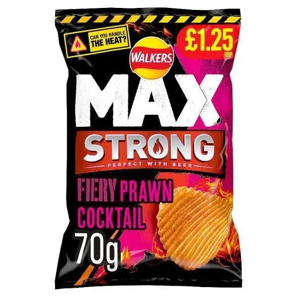 Walkers Max Strong Hot Sauce Blaze Crisps (Case of 15) - Honesty Sales
