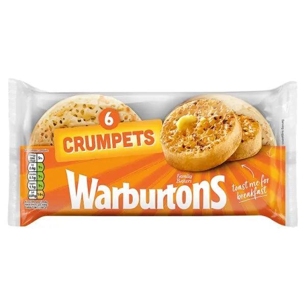 Warburtons 6 Crumpets - Honesty Sales