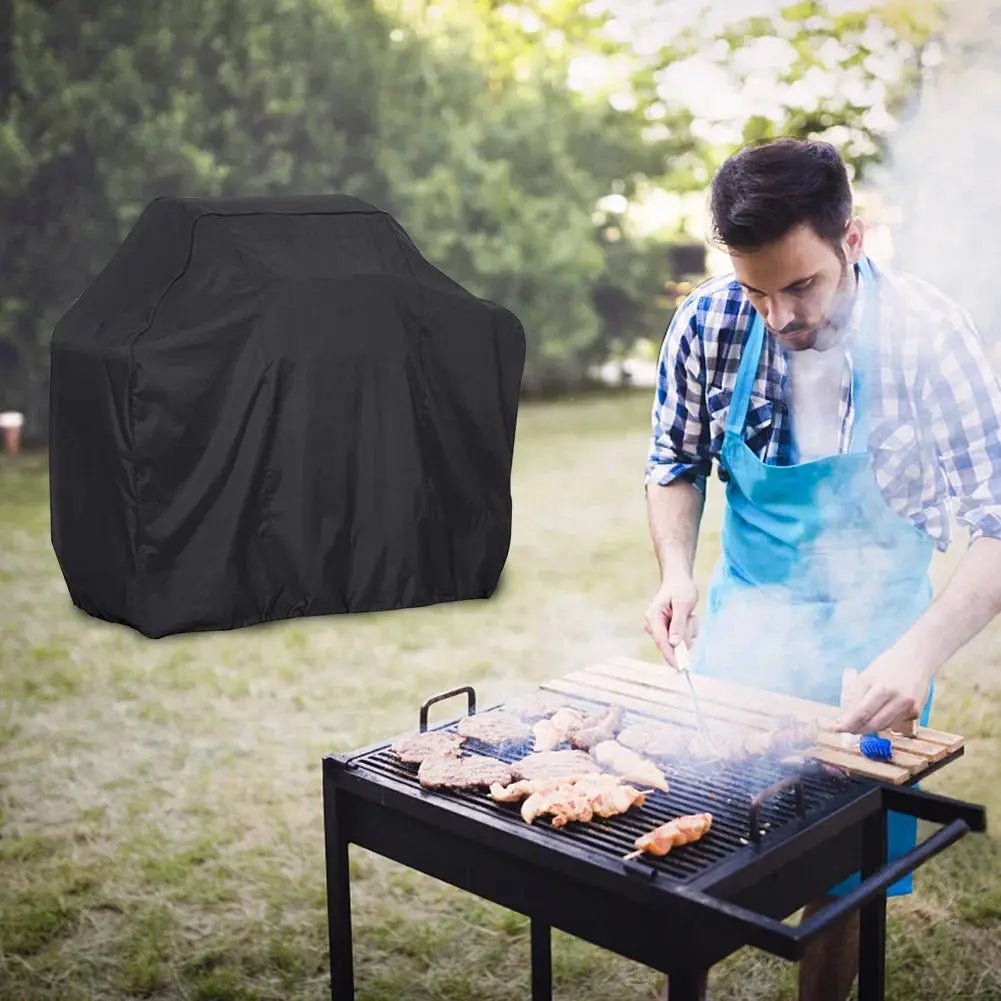 Waterproof BBQ Grill Cover – Anti - Dust, Rain & UV Protection for Gas, Electric & Charcoal Barbecues – Outdoor Garden BBQ Accessory - Honesty Sales