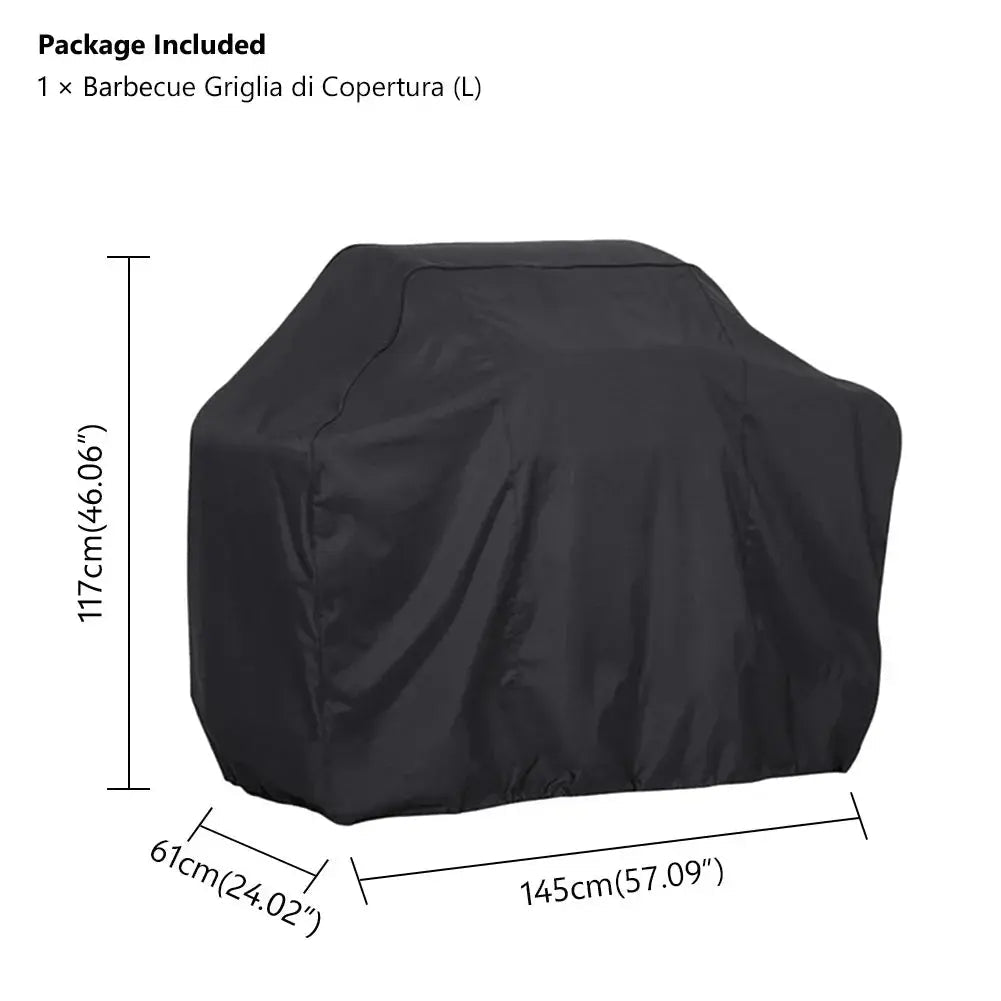 Waterproof BBQ Grill Cover – Anti - Dust, Rain & UV Protection for Gas, Electric & Charcoal Barbecues – Outdoor Garden BBQ Accessory - Honesty Sales