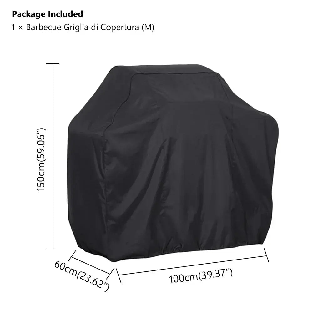 Waterproof BBQ Grill Cover – Anti - Dust, Rain & UV Protection for Gas, Electric & Charcoal Barbecues – Outdoor Garden BBQ Accessory - Honesty Sales