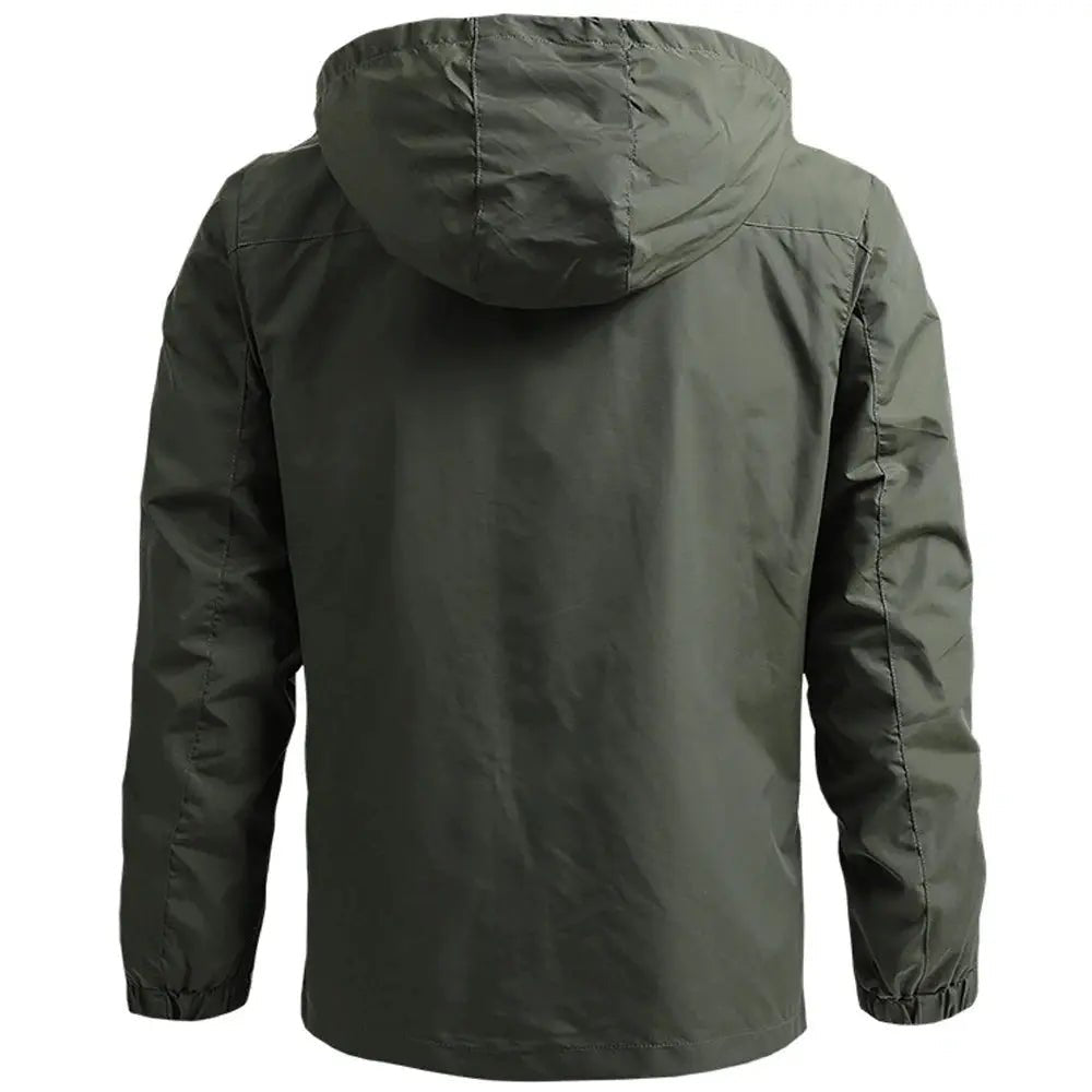 Waterproof Tactical Windbreaker Jacket – Lightweight Hooded Outdoor Gear (S - 5XL) - Honesty Sales