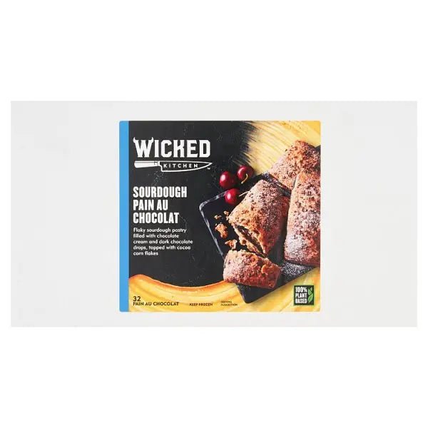 Wicked Kitchen 32 Sourdough Pain Au Chocolat 3.232kg - Honesty Sales