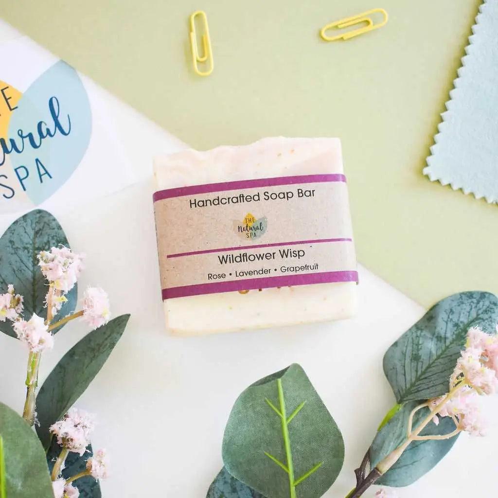 Feu follet de fleurs sauvages, savon à froid, Image secondaire du produit