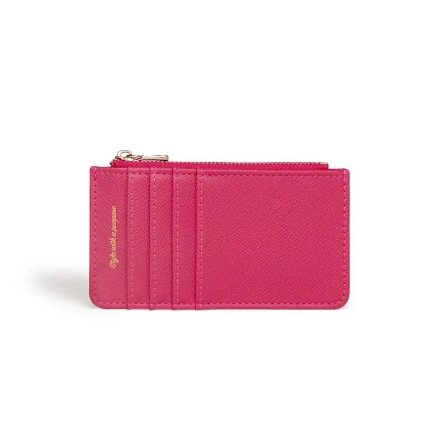 Willow Fuchsia Coin and Card Holder - Honesty Sales