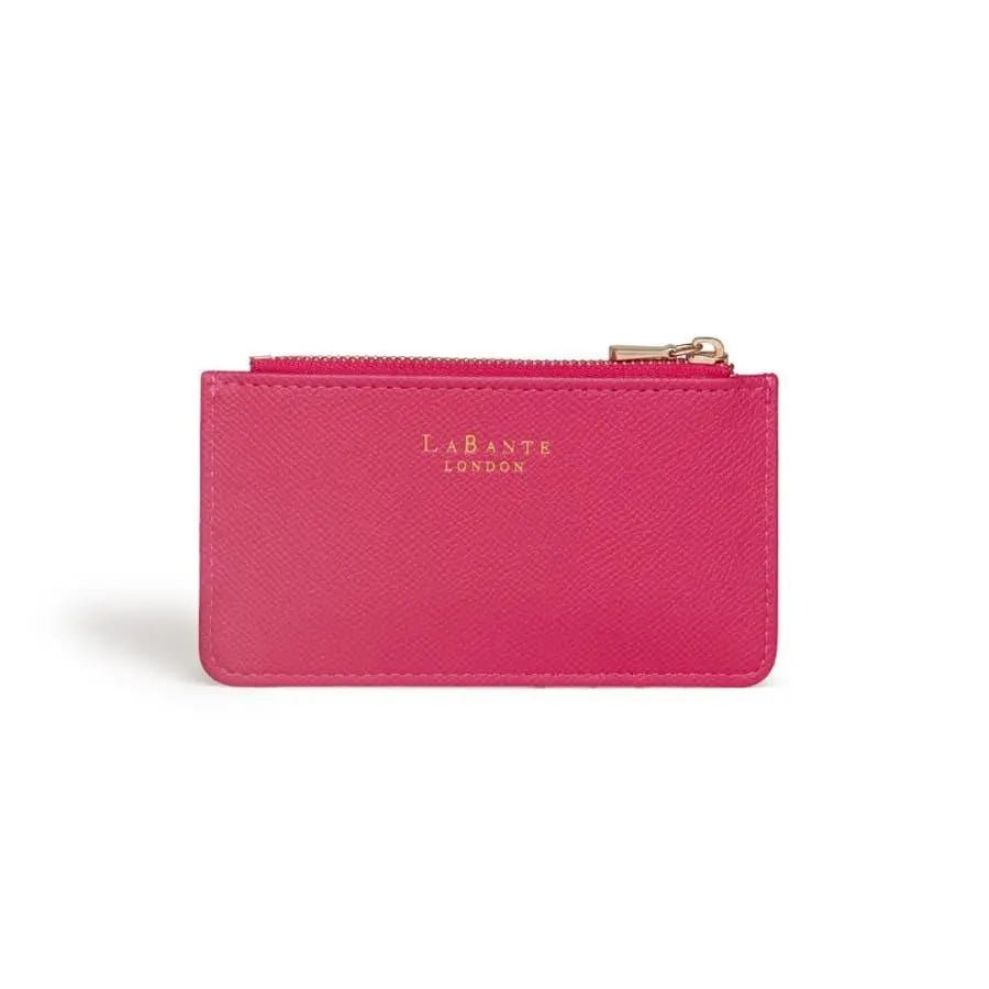 Willow Fuchsia Coin and Card Holder - Honesty Sales