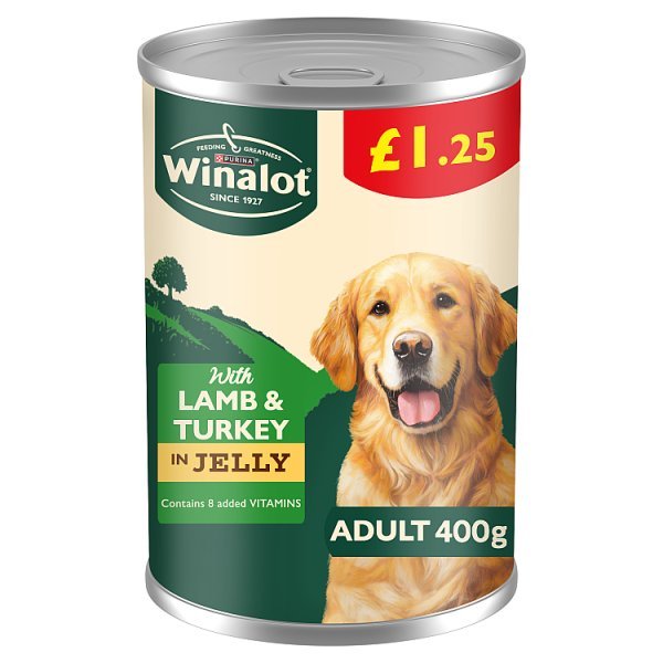 WINALOT Classics Lamb & Turkey in Jelly Wet Dog Food 400g (Case of 12) - Honesty Sales