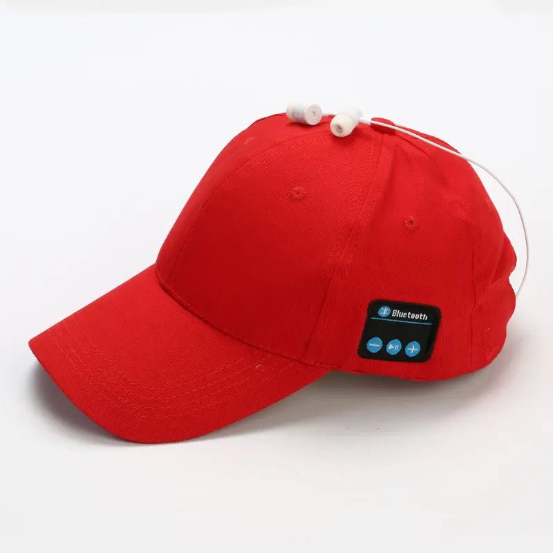 Wireless Headphones Bluetooth Earphone MusicCap Men Women Outdoor Leisure Hands - free Call Baseball Hat For Mobile Phone - Honesty Sales