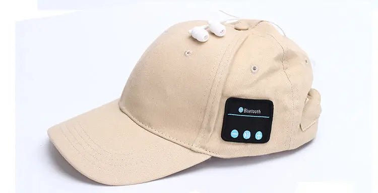 Wireless Headphones Bluetooth Earphone MusicCap Men Women Outdoor Leisure Hands - free Call Baseball Hat For Mobile Phone - Honesty Sales