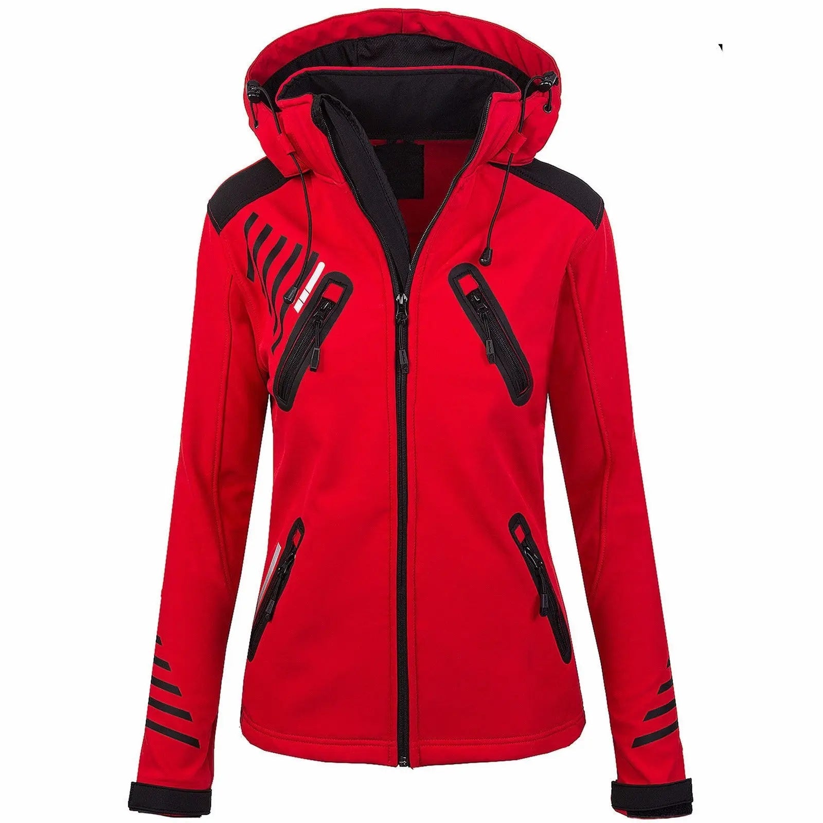 Women Jacket Outdoor Mountaineering Zipper For Warmth - Honesty Sales