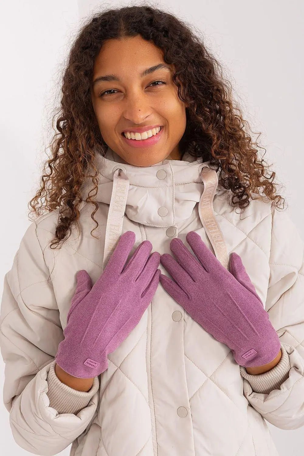 Women's Stylish Gloves with Smooth Finish, Wrist Patch & Phone Access - Honesty Sales