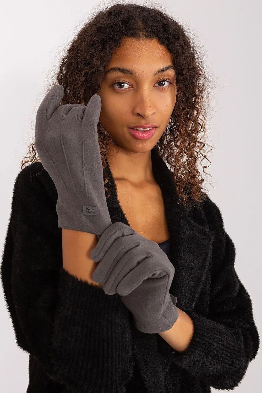 Women's Stylish Gloves with Smooth Finish, Wrist Patch & Phone Access - Honesty Sales