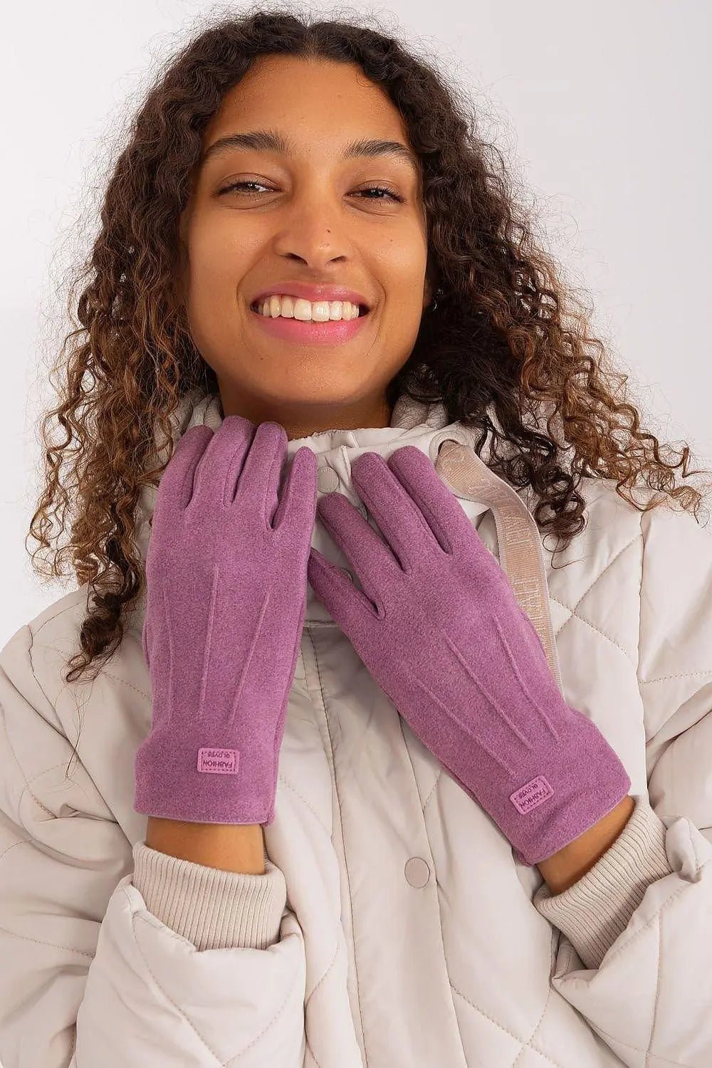 Women's Stylish Gloves with Smooth Finish, Wrist Patch & Phone Access - Honesty Sales