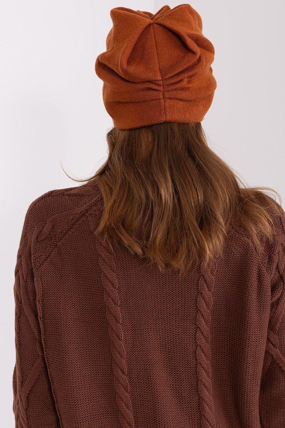 Women's Warm Winter Hat – Smooth Knit with Side Appliqué - Honesty Sales
