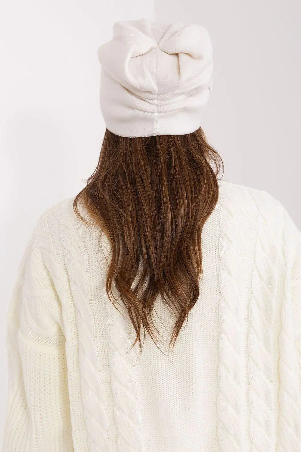 Women's Warm Winter Hat – Smooth Knit with Side Appliqué - Honesty Sales