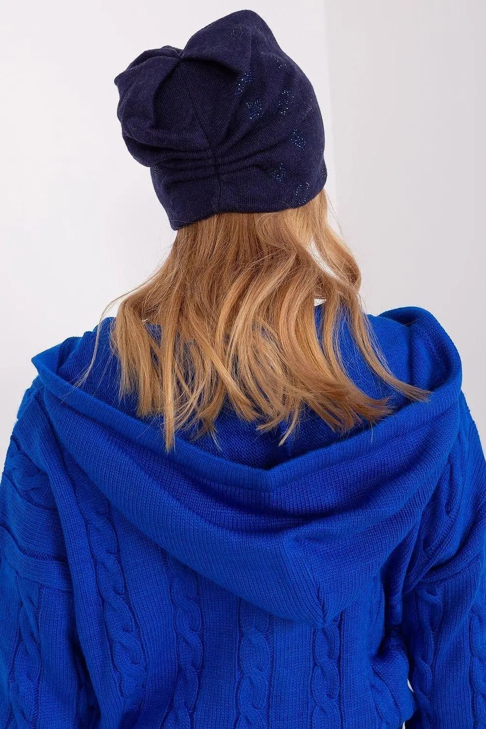 Women's Winter Beanie – Warm Cashmere Blend with Rhinestone Detail - Honesty Sales