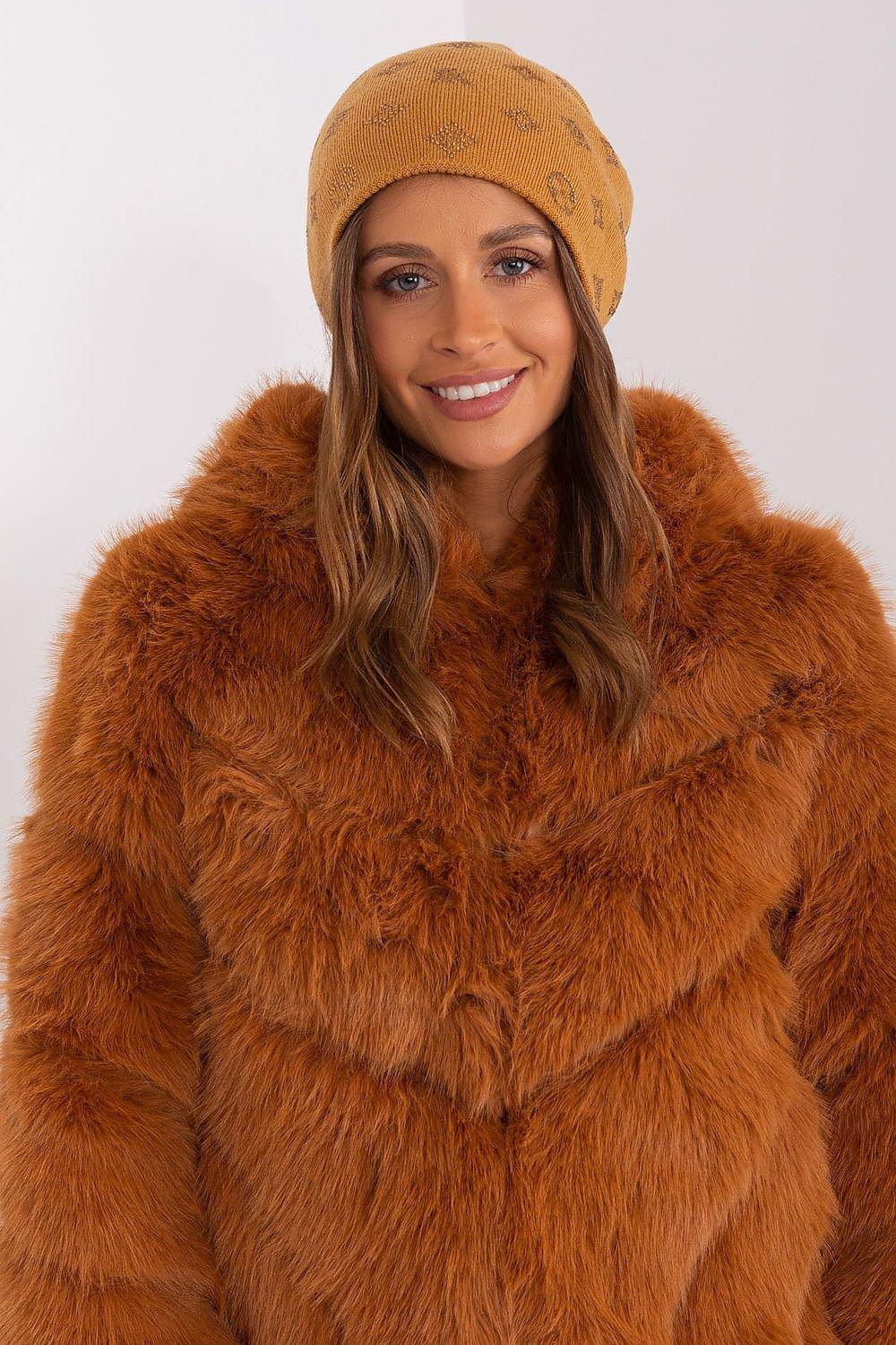 Women's Winter Beanie – Warm Cashmere Blend with Rhinestone Detail - Honesty Sales