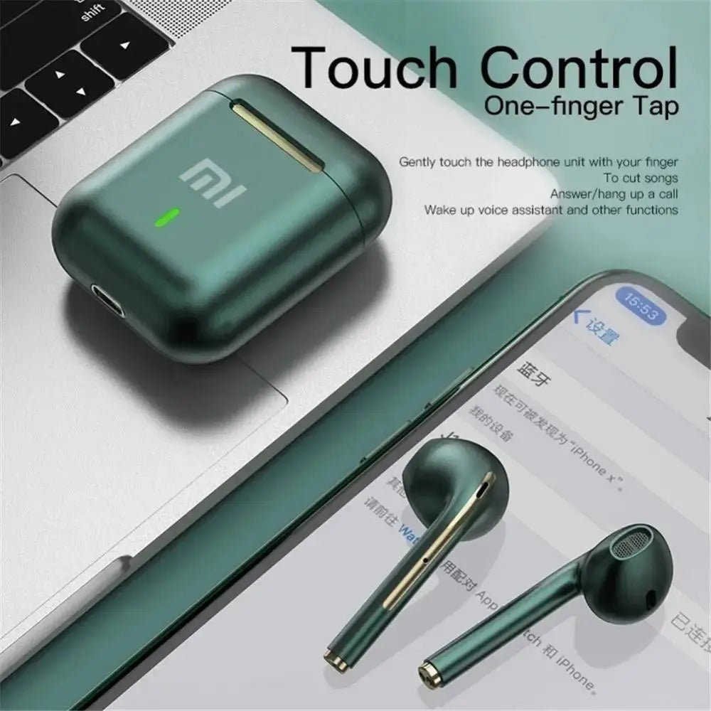 Xiaomi J18 TWS Wireless Earphones: Bluetooth In - Ear Headphones with Mic, Touch Control & Stereo Sound for Sports/Gaming - Honesty Sales