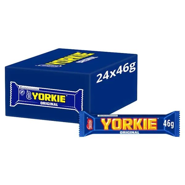 Yorkie Milk Chocolate Bar 46g (Case of 24) - Honesty Sales