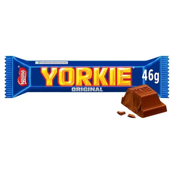 Yorkie Milk Chocolate Bar 46g (Case of 24) - Honesty Sales