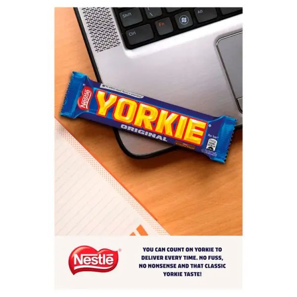 Yorkie Milk Chocolate Bar 46g (Case of 24) - Honesty Sales