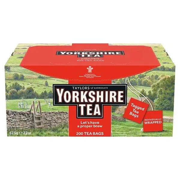 Yorkshire Tea 200 Tea Bags 625g - Honesty Sales