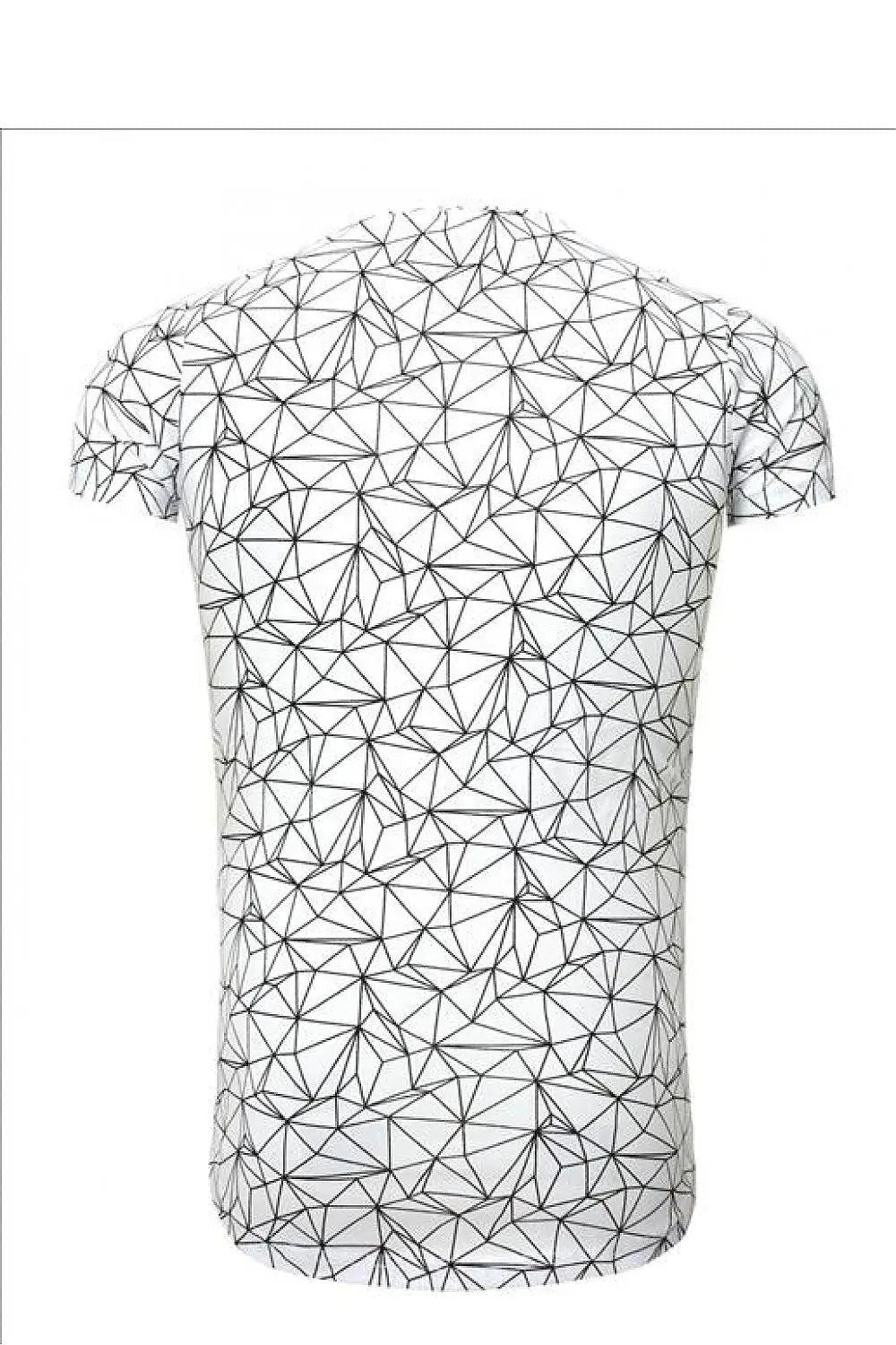 YourNewStyle Men's short sleeve white t-shirt - Honesty Sales