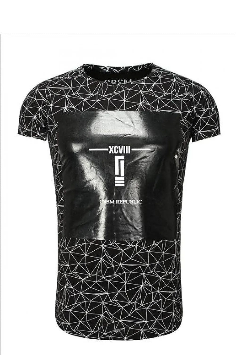 YourNewStyle Men's short-sleeved black T-shirt - Honesty Sales