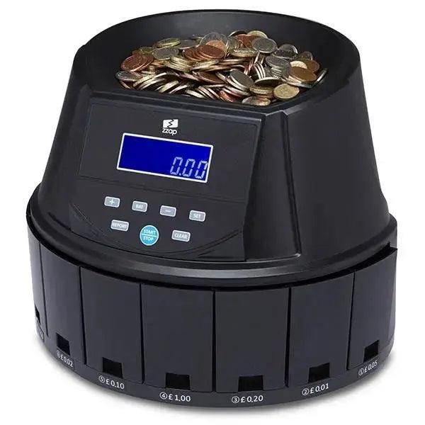 ZZap CS30 Coin Counter & Sorter ZZap CS30 Coin Counter - Honesty Sales